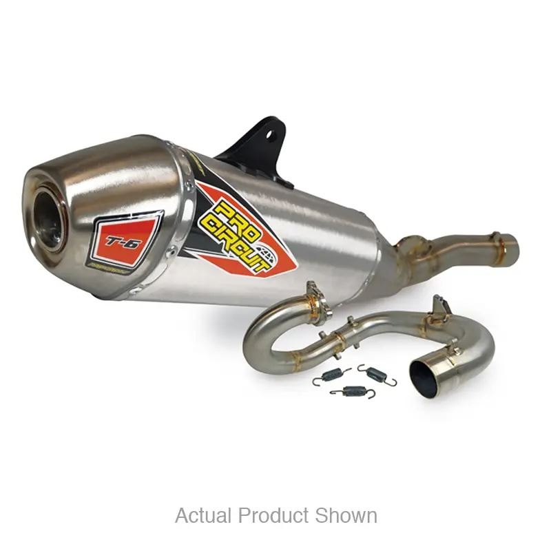 Pro Circuit T-6 Stainless Exhaust System  For Yamaha YZ 450FX 2023-2025