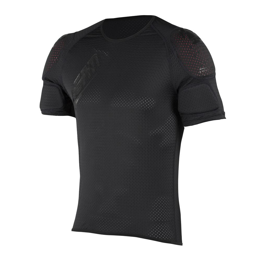 Leatt 2024 Base Layer Shoulder Protection Tee 3DF Airfit Lite Black