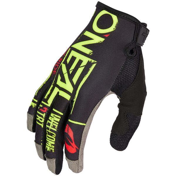 O'Neal 2024 Motocross Gloves Mayhem Attack Youth Black Neon Yellow