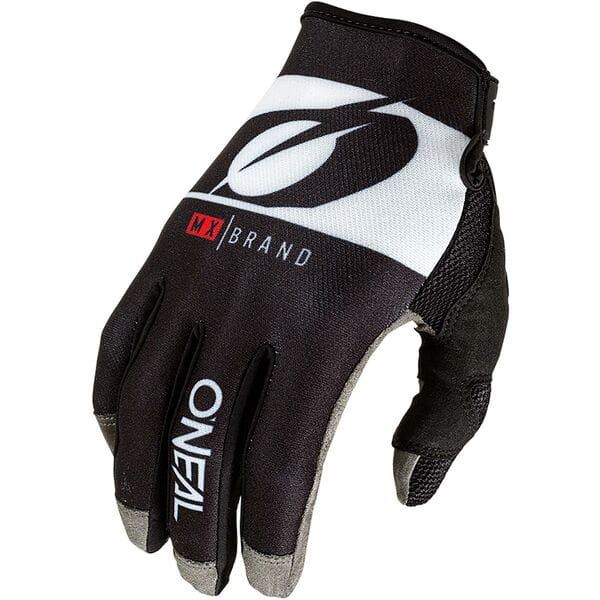 O'Neal 2024 Motocross Gloves Mayhem Rider Youth Black White