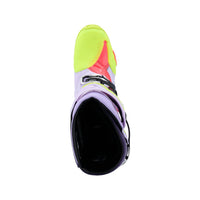 Alpinestars 2026 Tech 10 Supervented MX Boots Purple Yellow Flo Diva Pink