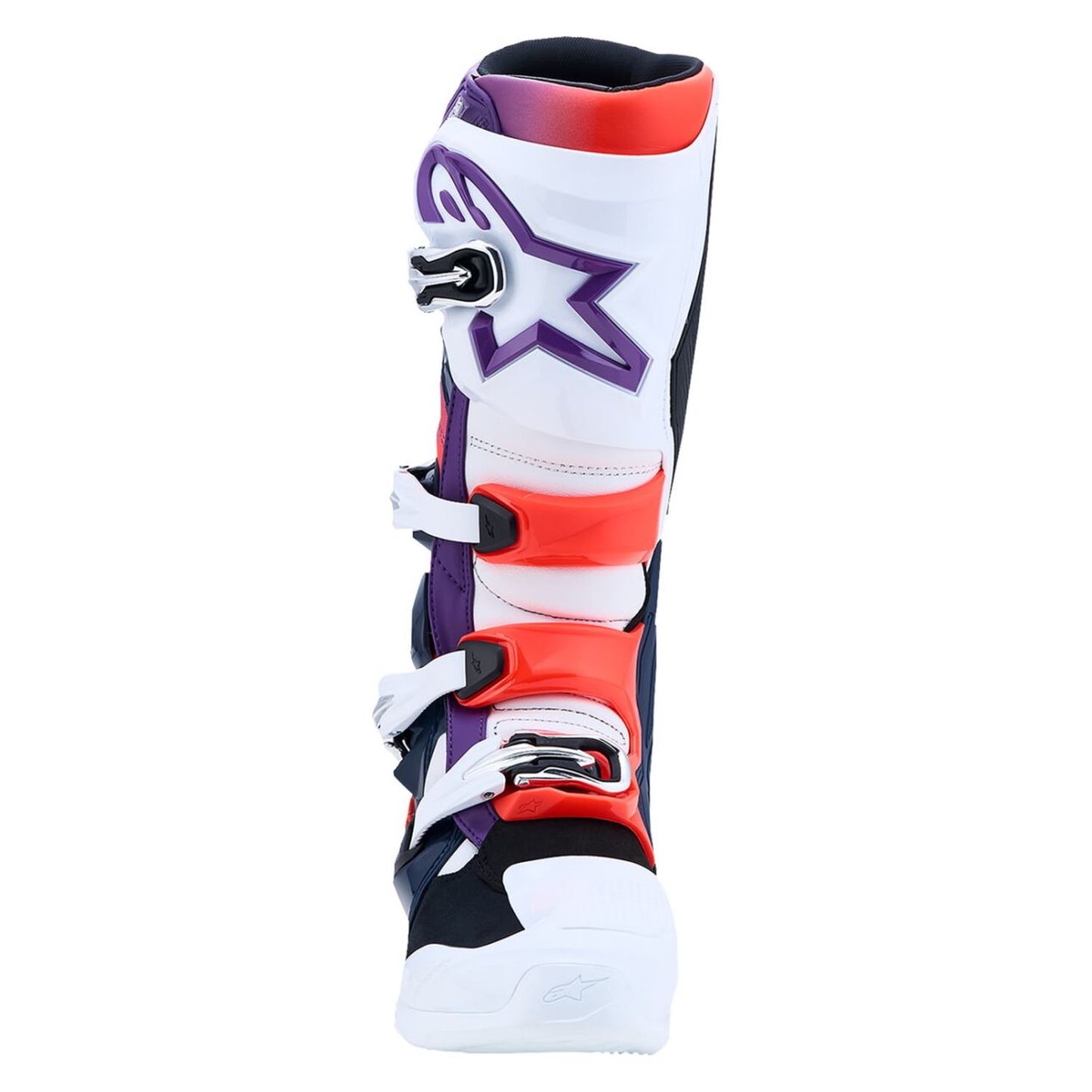 Alpinestars 2027 Tech 7 MX Boots Purple White Blue Red