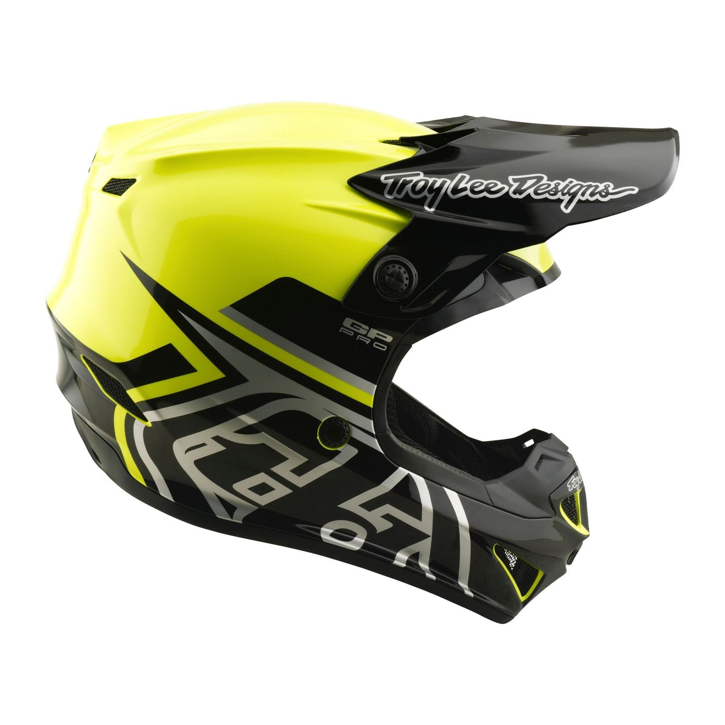 Troy Lee Designs Spring 2026 MX Youth GP PRO Mono Helmets Flo Yellow