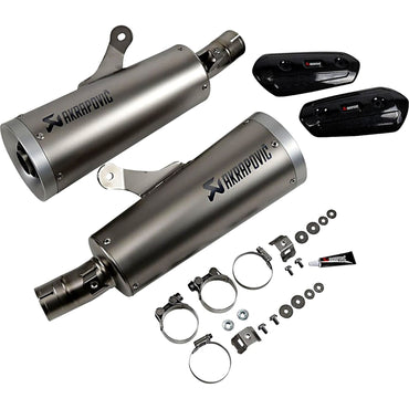 Akrapovic Titanium Line Slip On Silencer For Yamaha VMX 1700 ABS Vmax 2009-2016