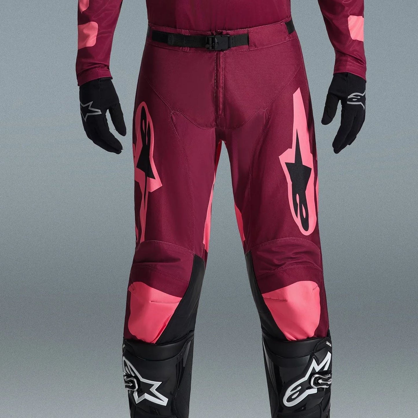 Alpinestars 2026 Racer Riway Motocross Pants Dark Red Coral