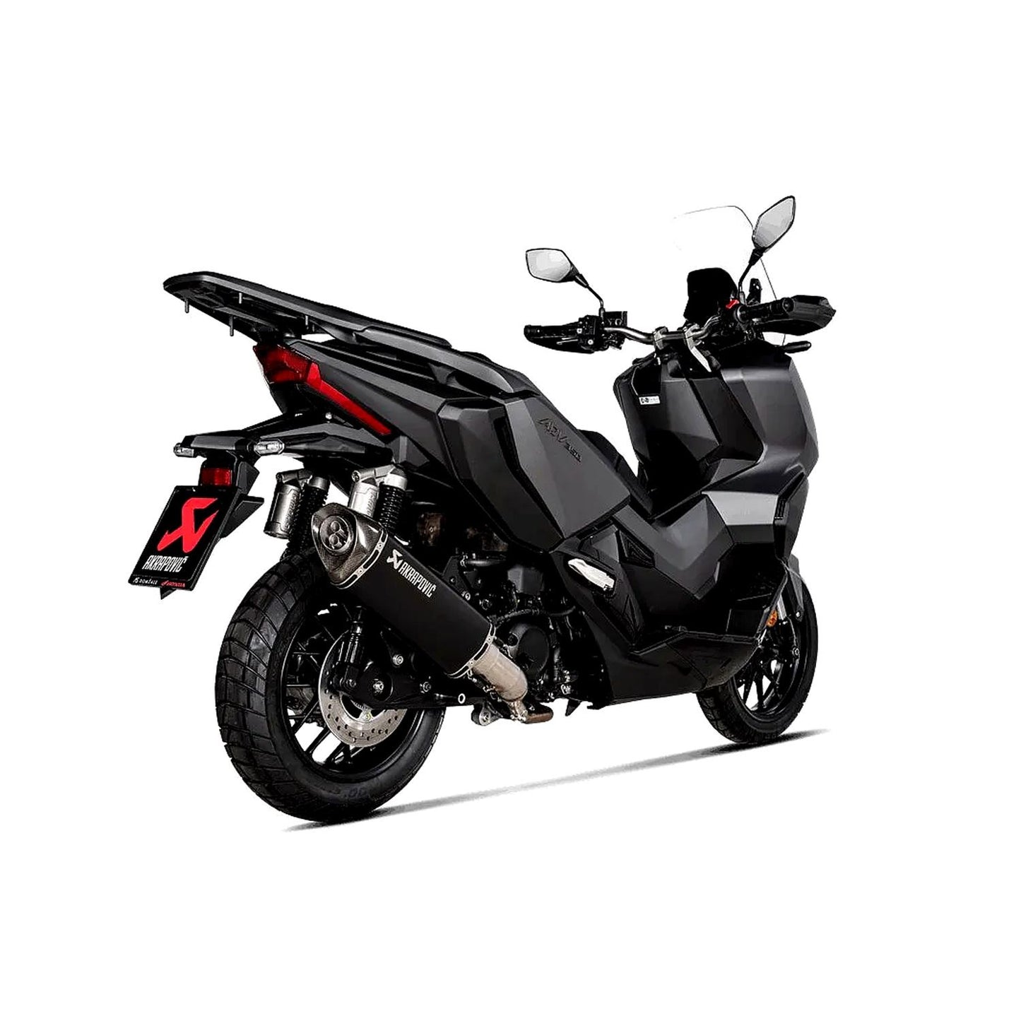 Akrapovic Stainless Steel Black Line Slip On Silencer For Honda ADV 350 ABS 2022-2024