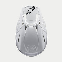 Alpinestars 2026 Supertech SM10 Solid White Glossy Motocross Helmet