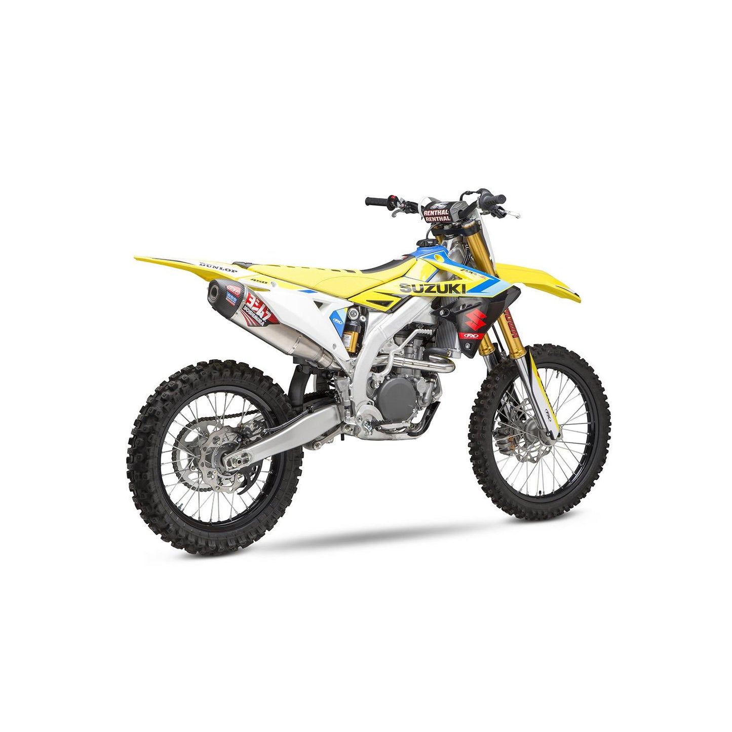 Yoshimura RS-12 Full Exhaust System Stainless Steel Aluminium Carbon Cap For Suzuki RM-Z 450 2018-2023