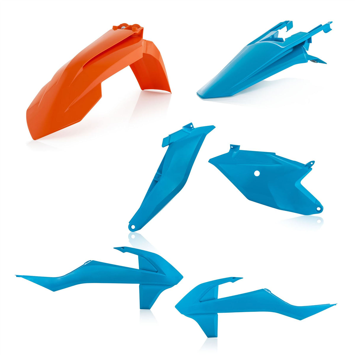 Acerbis Plastic Kit Orange Blue 0023571.204