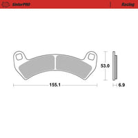 Moto-Master Pro Racing Sintered Brake Pads