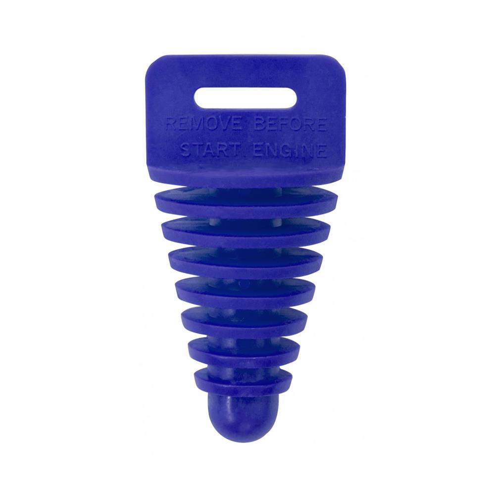 Apico 4 Stroke Four Stroke Exhaust Bung Plug Blue Motocross Enduro