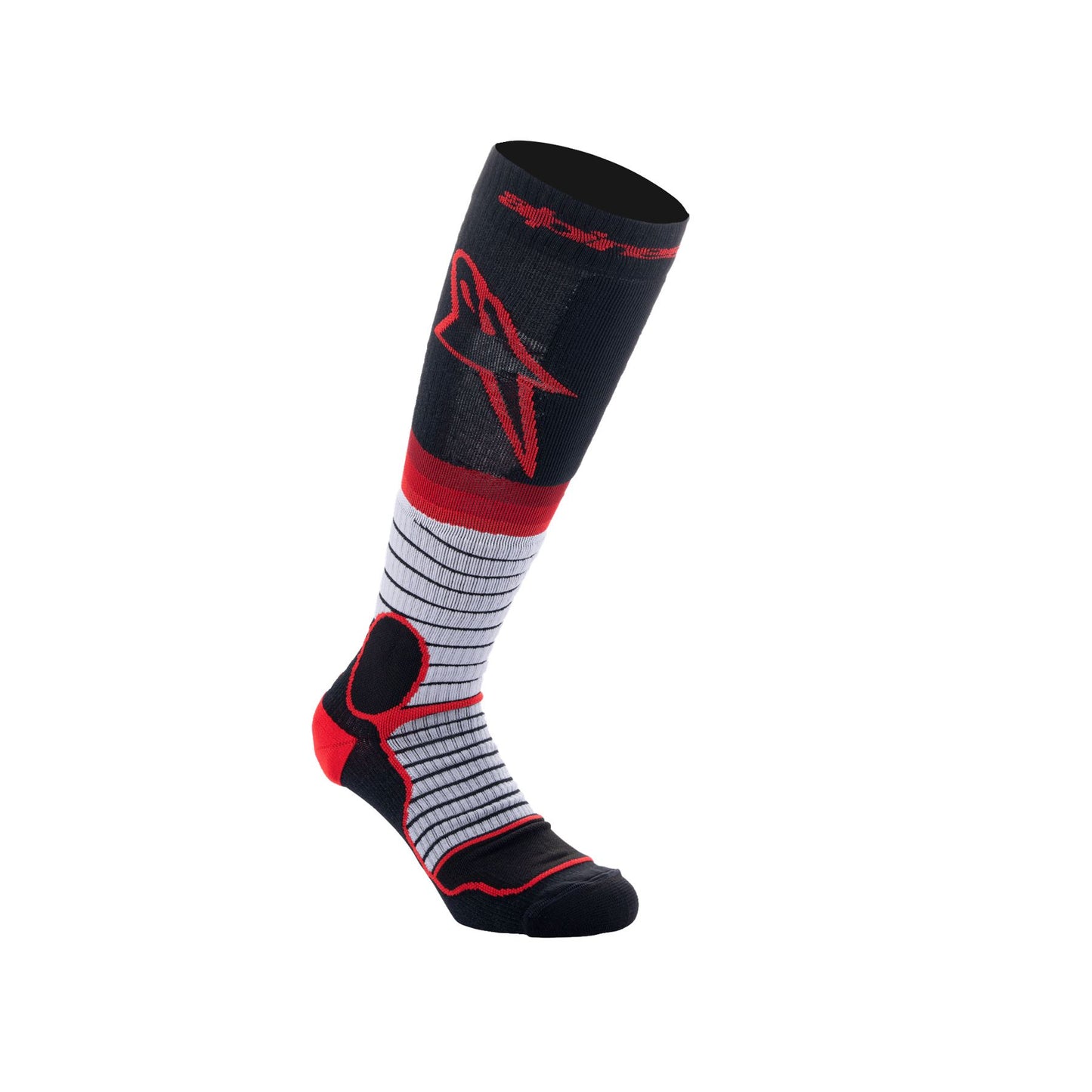 Alpinestars 2025 MX Pro V2 Socks Black Grey Red