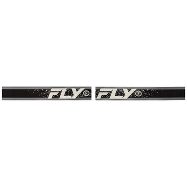 Fly Racing 2025 Zone Youth Motocross Goggles Black Grey Red Mirror Smoke Lens
