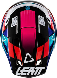 Leatt 2022 Helmet Moto 8.5 V22 Royal with 5.5 Goggles & Bag