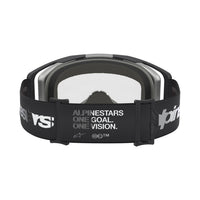 Alpinestars 2027 Vision 8 Amber MX Goggles Black Silver Clear