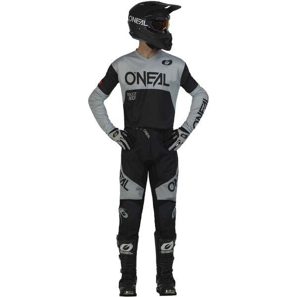 O'Neal 2024 Motocross Combo Kit Element Racewear Youth Black Grey