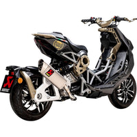 Akrapovic Titanium Line Slip On Silencer For Italjet DRAGSTER 125 ABS 2020-2026