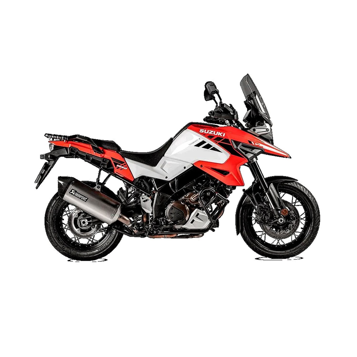 Akrapovic Titanium Line Slip On Silencer For Suzuki DL 1000 ABS V-Strom Adventure 2014-2016