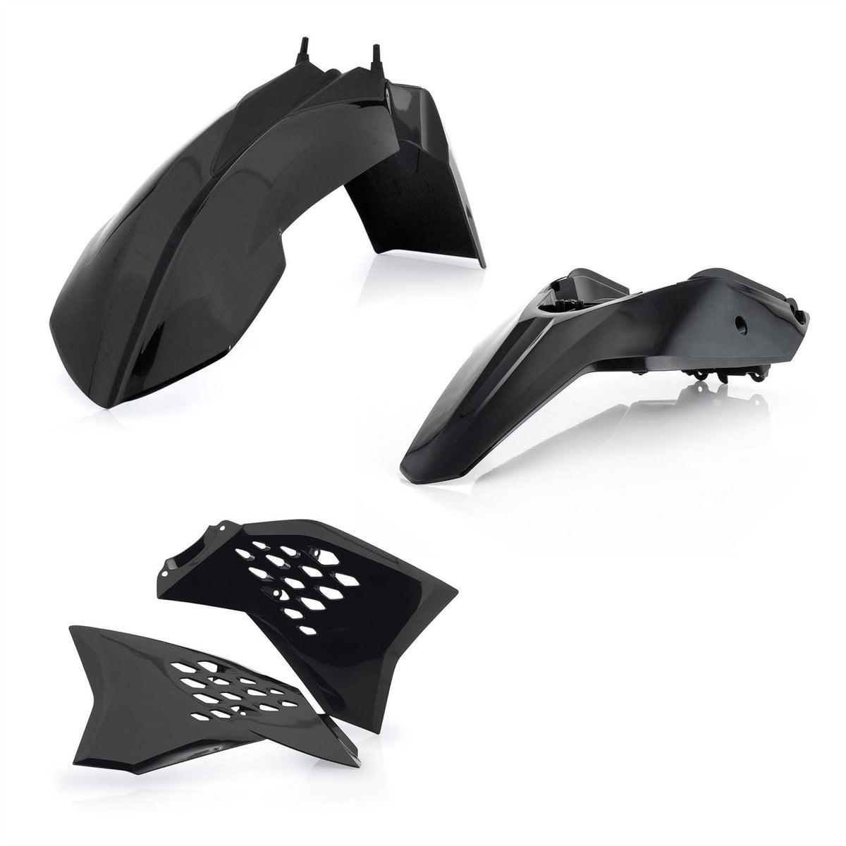 Acerbis Plastic Kit Black For KTM SX 65 2009-2011