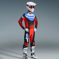Alpinestars 2026 Techstar Knif Motocross Combo Kit Orange Black Ucla Blue