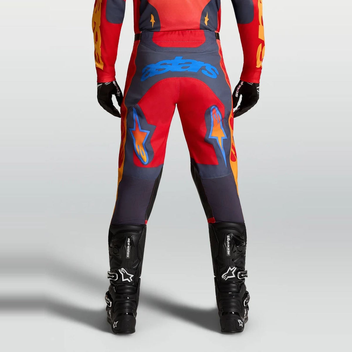 Alpinestars 2027 Racer Hunt MX Pants Fire Red Graystone Hot Coral