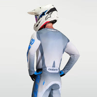 Alpinestars 2027 Racer Amber MX Jersey Ash Gray Light Lilac Ucla Blue