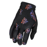 Fly Racing 2026 Motocross Gloves Lite Outline Youth  Black Red Purple