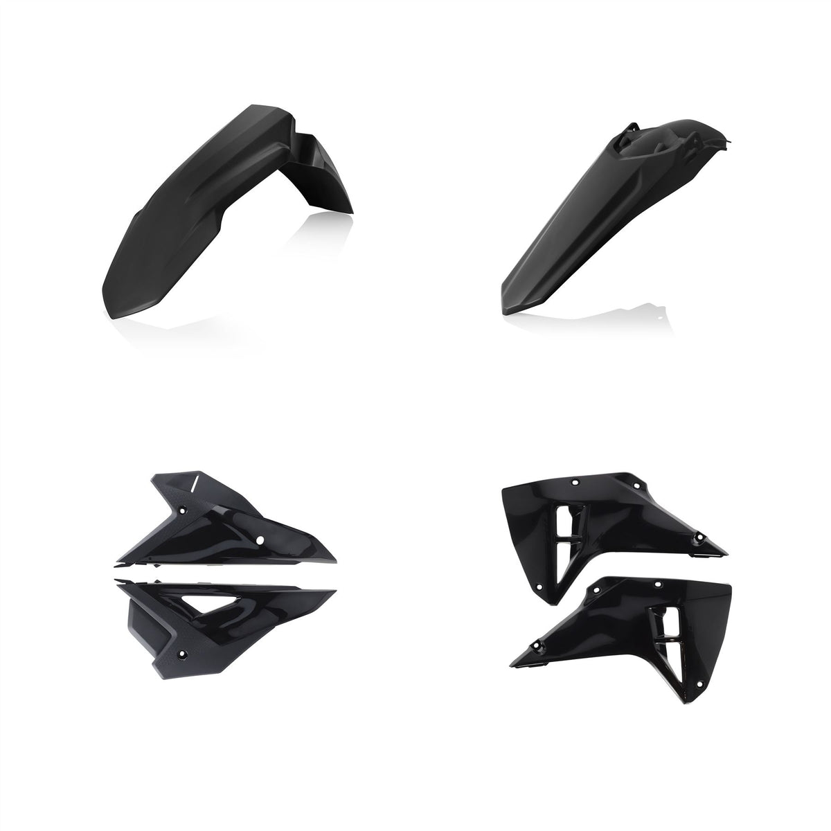 Acerbis Plastic Kit Black For HONDA CRF 250 RX 2025-2027