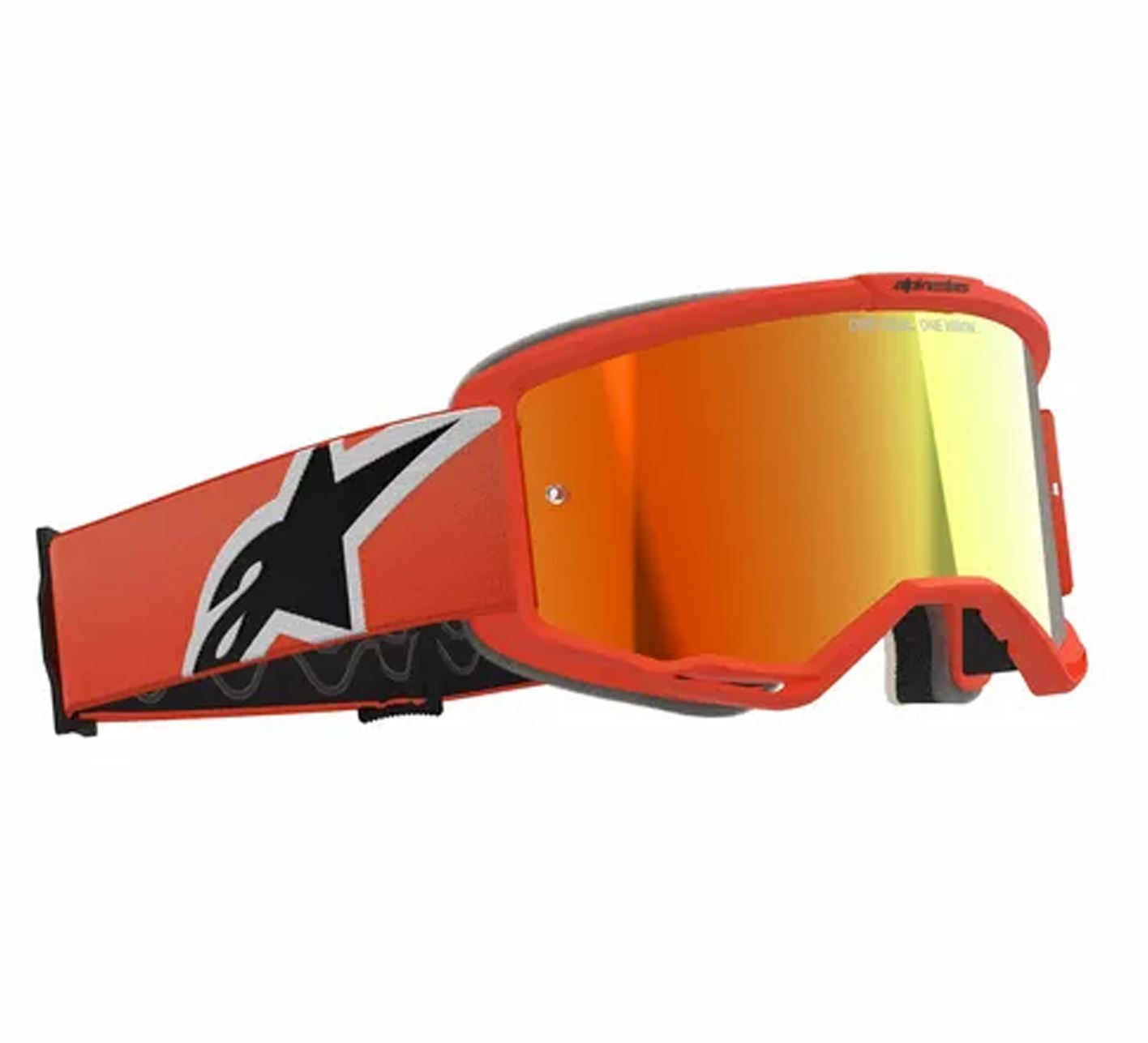 Alpinestars 2025 Goggles Vision 5 Corp Orange Mirror Red