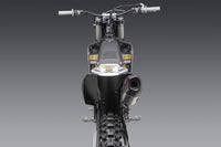 Yoshimura RS-12 Full Exhaust System Stainless Steel Stainless Steel Carbon Cap For KTM SXF 350 2023