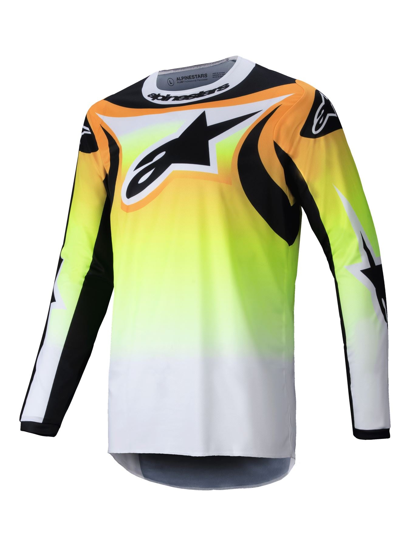 Alpinestars 2025 Fluid Wurx Motocross Combo Kit Yellow Black