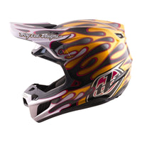Troy Lee Designs Spring 2026 MX SE5 Carbon Overspray Helmets Black Gold