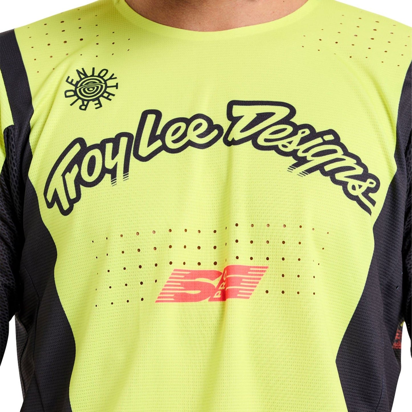 Troy Lee 2026 Motocross Jersey SE Pro Roam Glo Yellow
