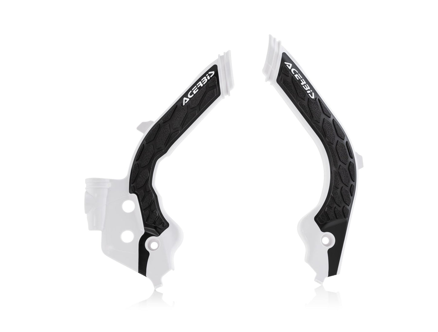 Acerbis X-Grip Frame Protector Guards White Black For Husqvarna TE 300I 2020-23