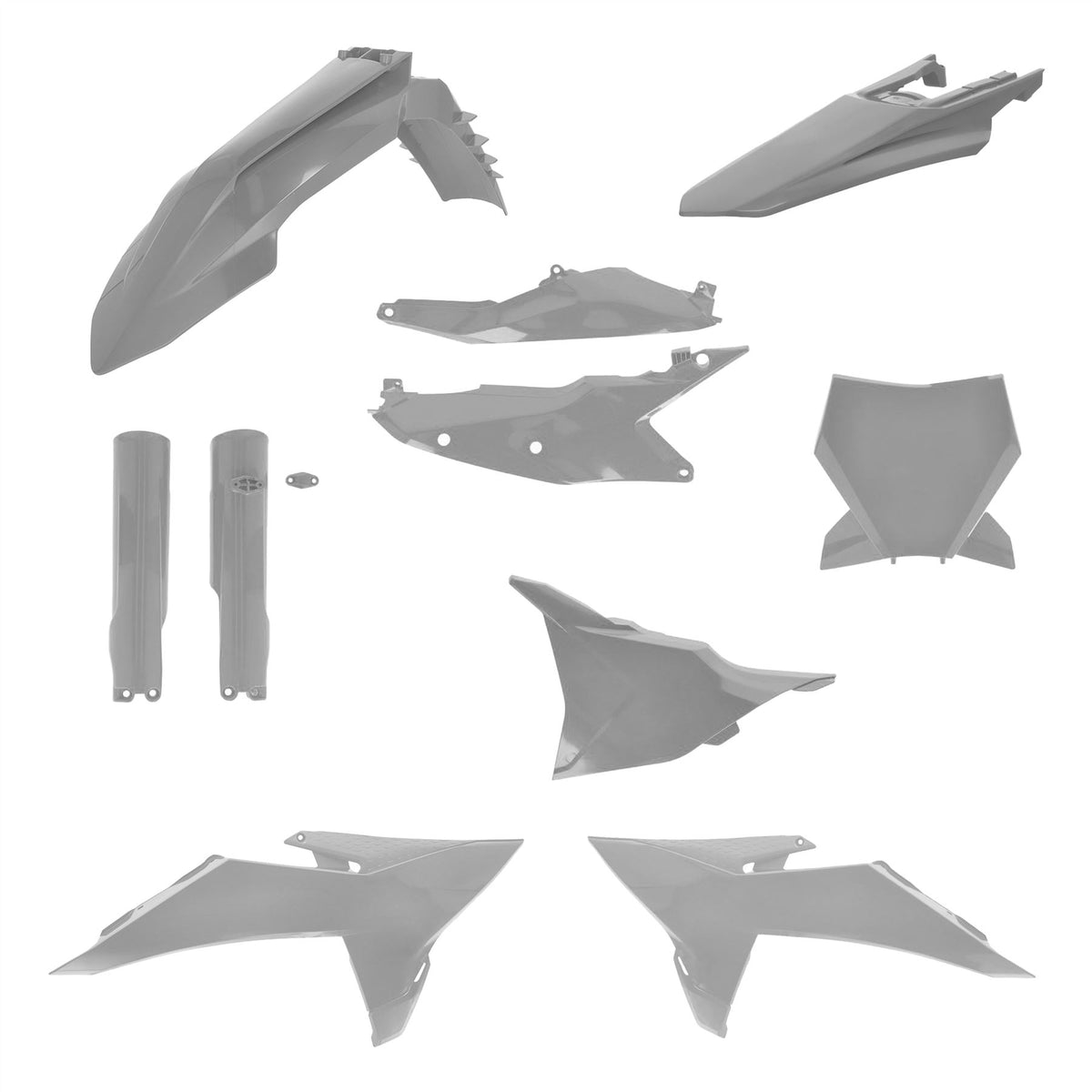 Acerbis Full Plastic Kit Grey For KTM XC-F 350 2027