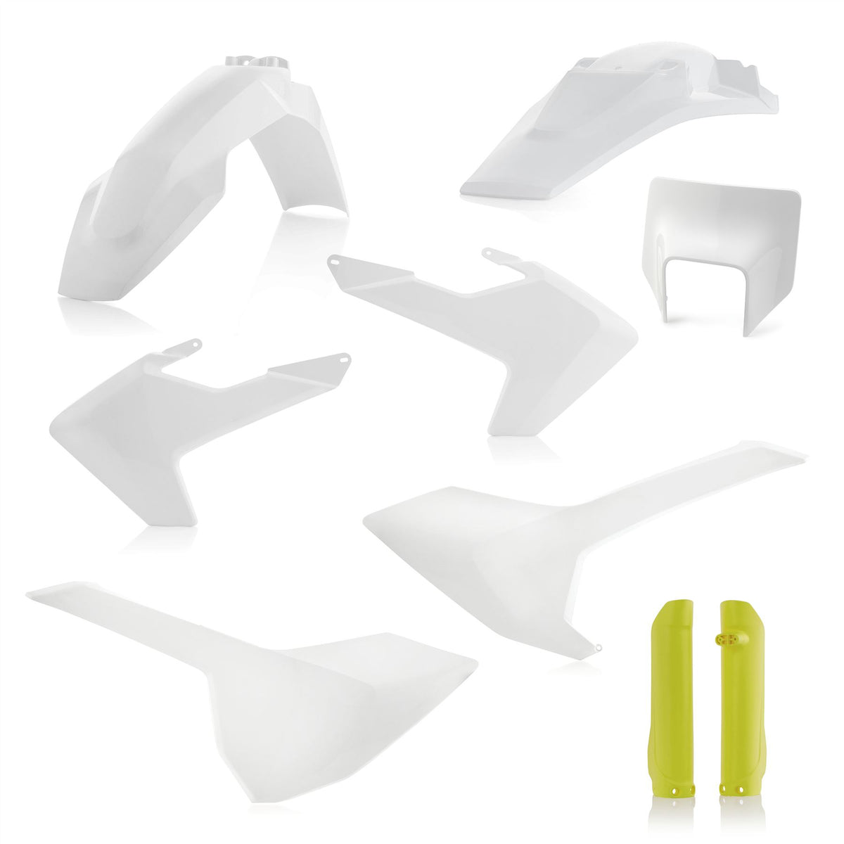 Acerbis Radiator Rad Scoops White For Husqvarna FE 350 2017-2019