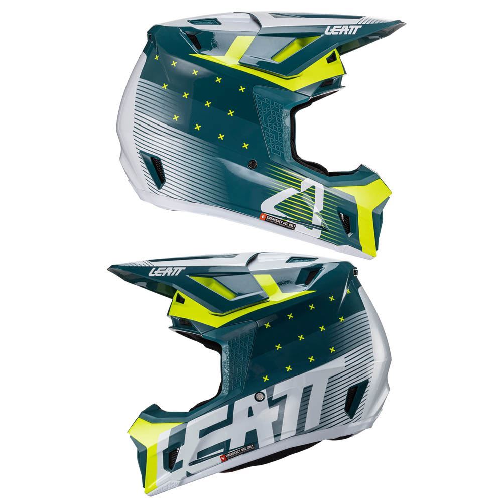Leatt 2024 Helmet Moto 7.5 V24 Acid Fuel