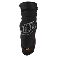 Troy Lee Designs 2025 Motocross Raid Knee Guards Solid Black