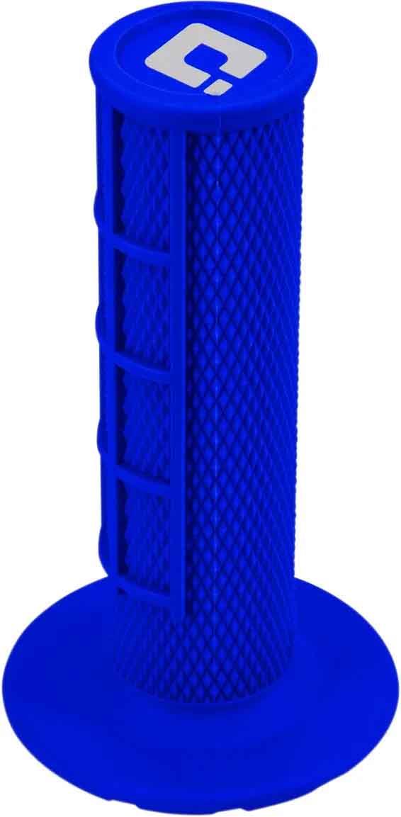 ODI Half Waffle MX Lock-On Grip Set Blue For TM EN 125 1999-2024 Carbureted