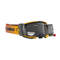 Alpinestars 2027 Vision 8 Amber Roll Off MX Goggles Yellow Red Black Clear