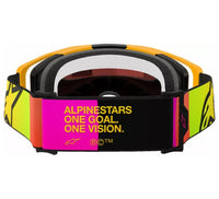 Alpinestars 2025 Goggles Vision 8 Corp Yellow Pink Mirror Red