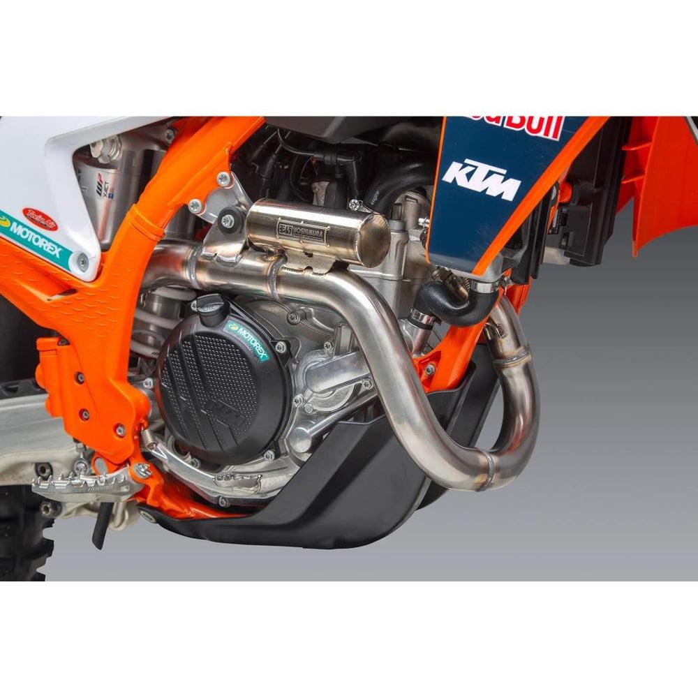 Yoshimura RS-12 Full Exhaust System Stainless Steel Carbon Cap For Husqvarna FC 450 2023