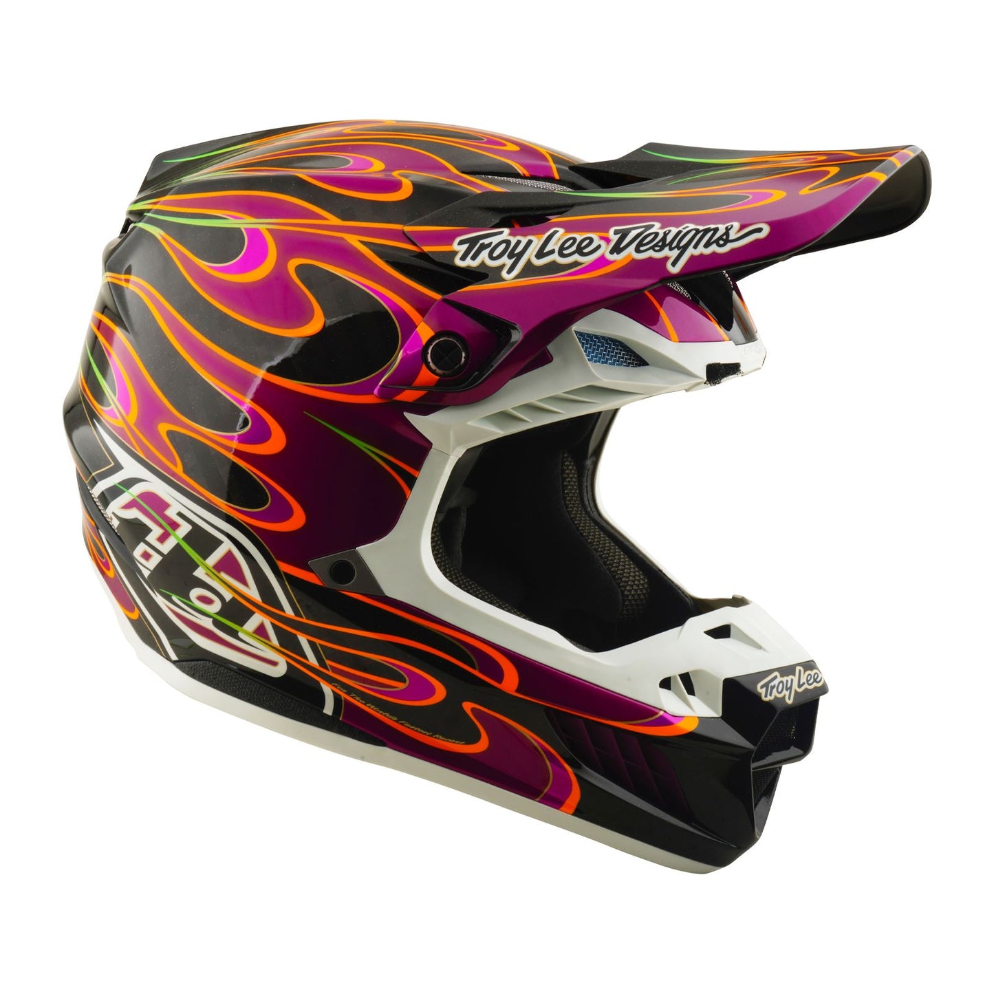 Troy Lee Designs Spring 2026 MX SE5 Carbon Torched Helmets Black Violet