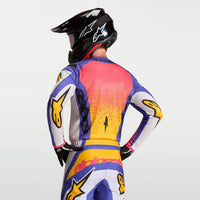 Alpinestars 2027 Fluid Drag MX Jersey Light Lilac Blue Iris Gold