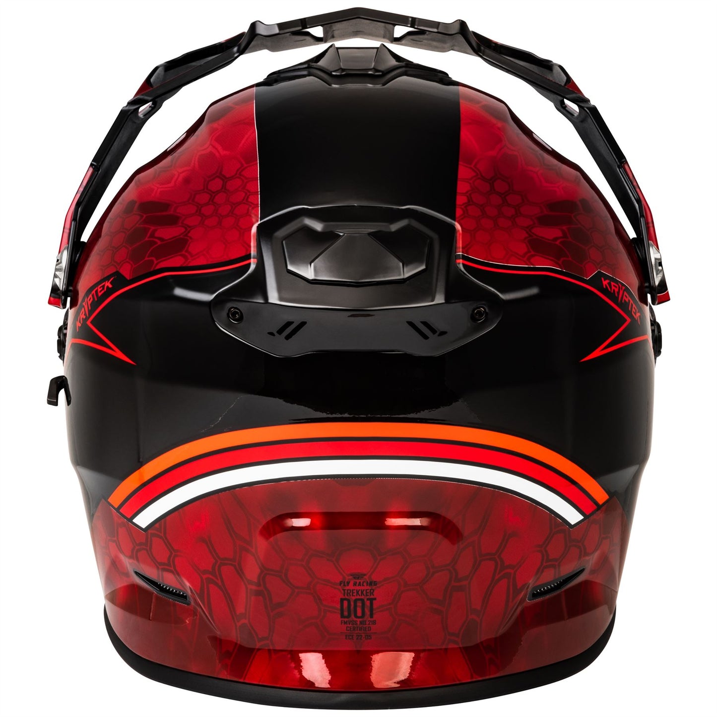 Fly Racing 2025 Trekker Kryptek Conceal Motocross Helmet Red Black