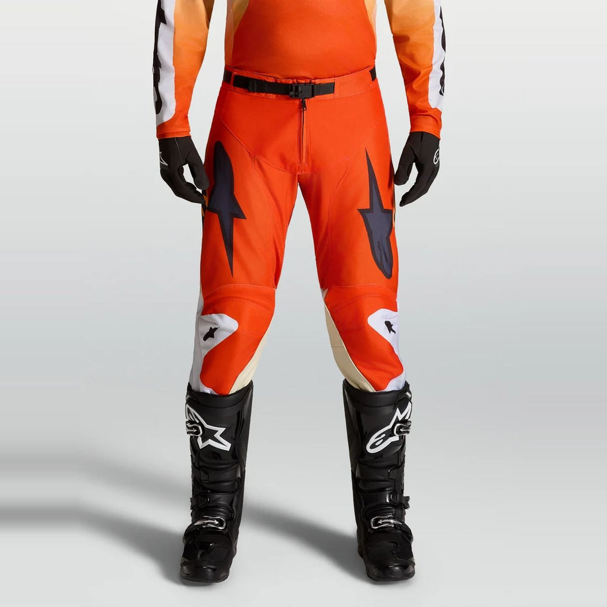 Alpinestars 2027 Racer Amber MX Pants Cardinal Red Light Lilac Black