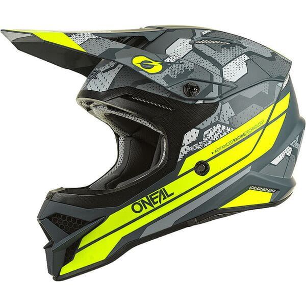 O'Neal 2025 Motocross Helmet 3SRS Camo Grey