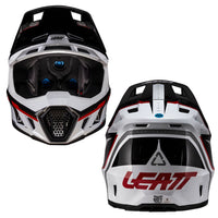 Leatt 2026 Motocross Helmet 7.5 White Red & 4.5 Goggles