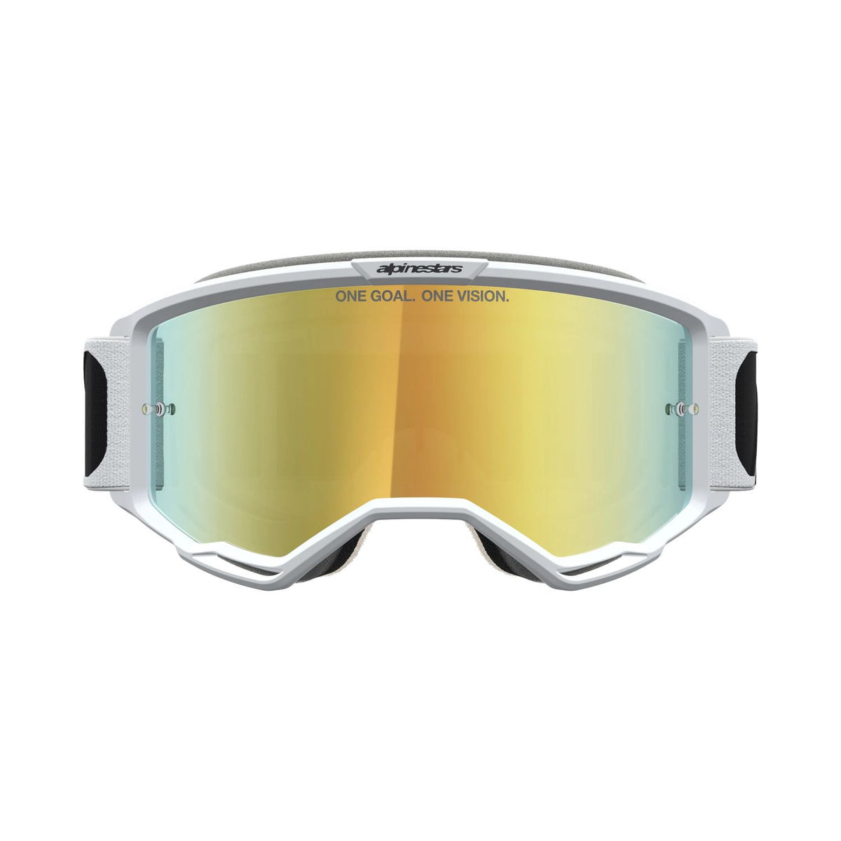 Alpinestars 2027 Vision 5 Rora MX Goggles Black White Mirror Gold