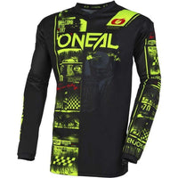 O'Neal 2024 Motocross Jersey Element Attack Youth Neon Yellow Black